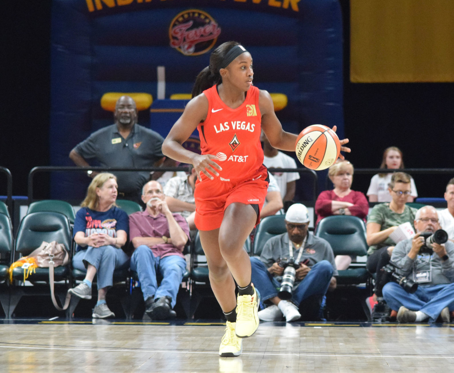 Jackie Young enjoying time with family while awaiting start of WNBA season